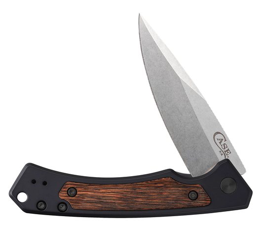 Case XX™ Knives Marilla 25899 Walnut Black Aluminum S35VN Pocket Knife