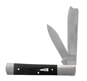 W.R. Case XX Knives Razor Jack Black Micarta 27823 Satin Stainless Pocket Knife
