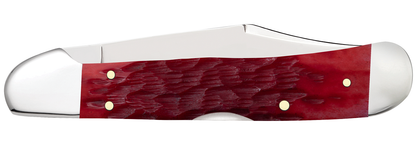 W.R. Case XX Knives Copperlock Dark Red Bone 31946 Carbon Steel Pocket Knife