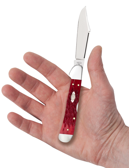 W.R. Case XX Knives Copperlock Dark Red Bone 31946 Carbon Steel Pocket Knife