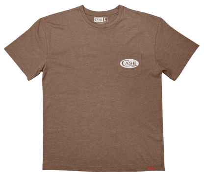 W.R. Case & Sons Cutlery Co.™ 41147 Knife Brown Cotton & Polyester Blend T-Shirt