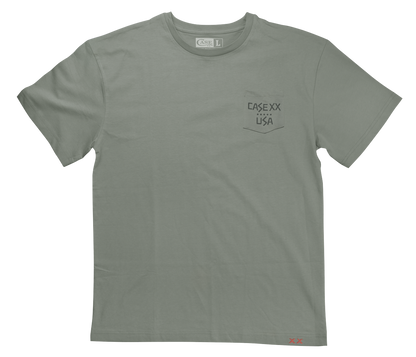 W.R. Case & Sons Cutlery Co.™ 41162 Knife Asphalt Gray 100% Combed Ring-Spun Cotton T-Shirt