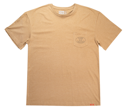 W.R. Case & Sons Cutlery Co.™ 41165 Knife Toast Brown 100% Combed Ring-Spun Cotton T-Shirt