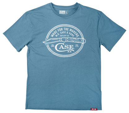 W.R. Case & Sons Cutlery Co.™ 41176 Knife Heather Slate Cotton & Polyester Blend T-Shirt