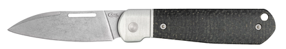W.R. Case XX Knives Highbanks Black Burlap Micarta Stonewash Satin CPM 20CV Stainless Steel Pocket Knife 42230
