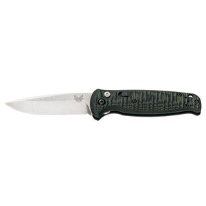 Benchmade, Inc.™ Composite Lite Auto (CLA) 4300-1 Green & Black G10 154CM Stainless Steel Pocket Knife