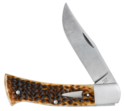 W.R. Case XX Knives Bill Ruple x Case Axe Handle 47541 Antique Bone 1/200 Pocket Knife