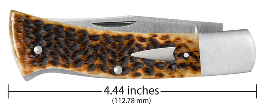 W.R. Case XX Knives Bill Ruple x Case Axe Handle 47541 Antique Bone 1/200 Pocket Knife
