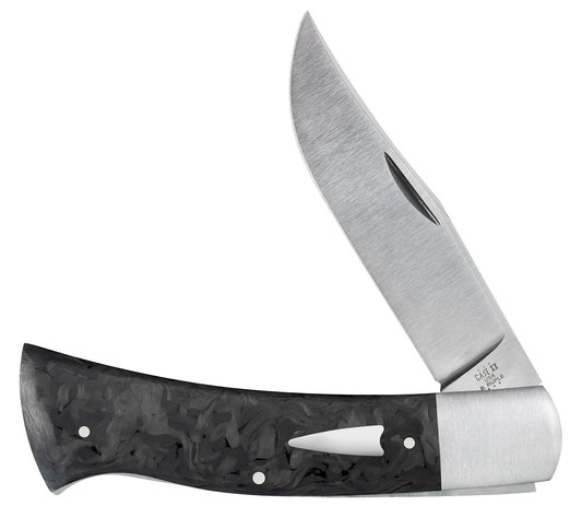 W.R. Case XX Knives Bill Ruple x Case Axe Handle 47542 Marbled Carbon Fiber 1/200 Pocket Knife