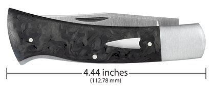 W.R. Case XX Knives Bill Ruple x Case Axe Handle 47542 Marbled Carbon Fiber 1/200 Pocket Knife