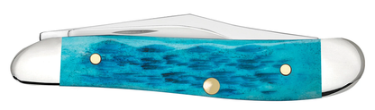 W.R. Case XX Knives Peanut Jigged Sky Blue Bone 50644 Stainless Pocket Knife