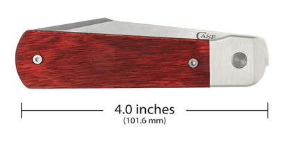 W.R. Case XX Knives Longhouse Smooth Rosewood Stonewash Satin CPM 20CV Stainless Steel Pocket Knife 50909
