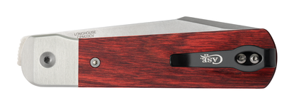 W.R. Case XX Knives Longhouse Smooth Rosewood Stonewash Satin CPM 20CV Stainless Steel Pocket Knife 50909