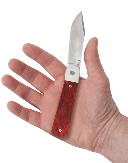W.R. Case XX Knives Longhouse Smooth Rosewood Stonewash Satin CPM 20CV Stainless Steel Pocket Knife 50909