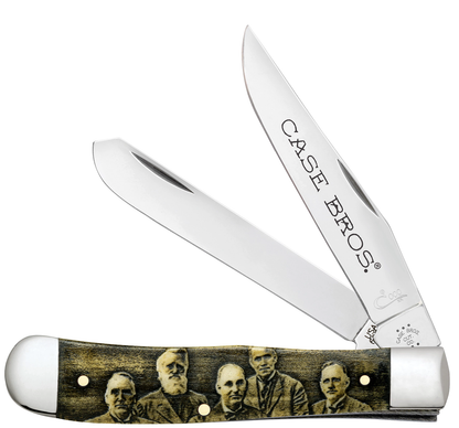 W.R. Case XX Knives Case Brothers Trapper Natural Bone 1/350 Commemorative 52017