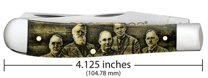 W.R. Case XX Knives Case Brothers Trapper Natural Bone 1/350 Commemorative 52017