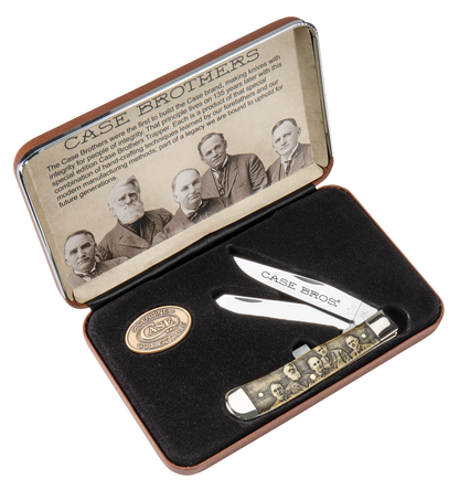 W.R. Case XX Knives Case Brothers Trapper Natural Bone 1/350 Commemorative 52017