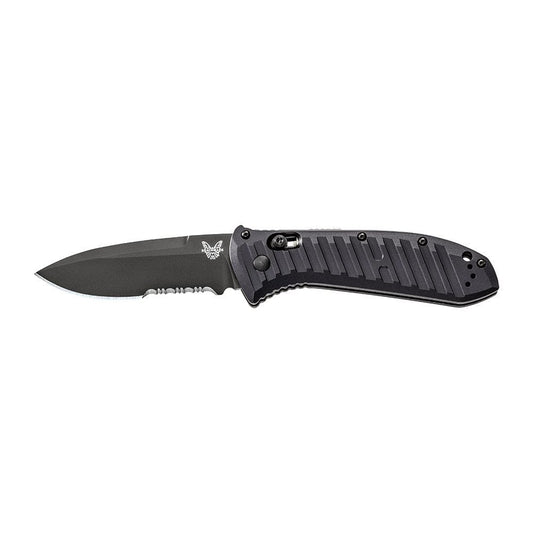 Benchmade, Inc.™ Auto Presidio 2 5700SBK Black Anodized 6061-T6 Billet Aluminum CPM S30V Stainless Steel Pocket Knife
