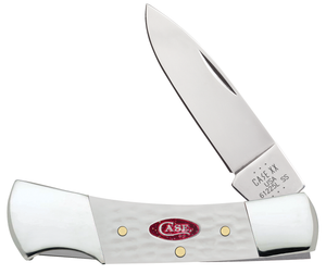 W.R. Case XX Knives Lockback SparXX Knives White Synthetic 60199 Stainless Pocket Knife