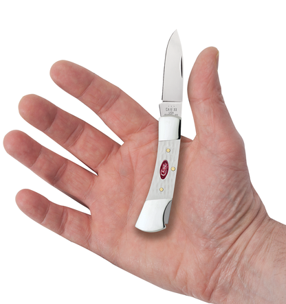 Case XX™ Knives Lockback SparXX™ Knives White Synthetic 60199 Stainless Pocket Knife