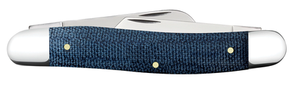 Case XX™ Knives Stockman Blue Denim Canvas Laminate 60513 Stainless Pocket Knife