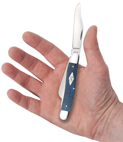 Case XX™ Knives Stockman Blue Denim Canvas Laminate 60513 Stainless Pocket Knife