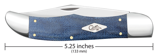 Case XX™ Knives Folding Hunter Blue Denim Laminate 60515 Stainless Pocket Knife