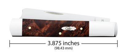 Case XX™ Knives Razor Jack Smooth Brown Maple Burl 64058 Stainless Pocket Knife