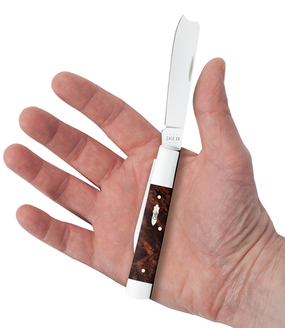 Case XX™ Knives Razor Jack Smooth Brown Maple Burl 64058 Stainless Pocket Knife