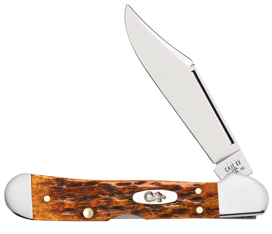 Case XX™ Knives Mini Copperlock Harvest Orange Bone 66693 Stainless Pocket Knife