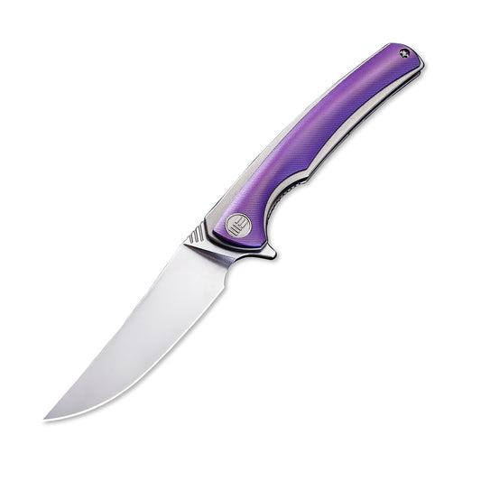 WE Knife Co., Ltd™ Liner Lock WE704A Purple & Gray 6AL4V Titanium Bohler M390 Stainless Steel Pocket Knife