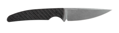 W.R. Case XX Knives CT2 Hunter 76936 Black Carbon Fiber Stonewashed S35VN Stainless Steel Fixed Blade