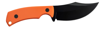 W.R. Case XX Knives CT3 Hunter 76937 Textured Orange G-10 Black 1095 Carbon Steel Fixed Blade