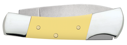 W.R. Case XX Knives Lockback Smooth Yellow Synthetic 81089 Stainless Pocket Knife