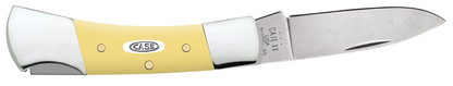 W.R. Case XX Knives Lockback Smooth Yellow Synthetic 81089 Stainless Pocket Knife