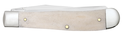 W.R. Case XX Knives Trapper Bear Sportsman Natural Bone 81223 Stainless Pocket Knife