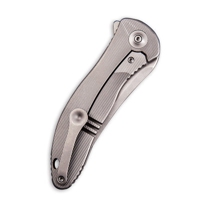 WE Knife Co., Ltd™ Synergy2 Frame Lock WE912A Gray 6AL4V Titanium Bohler M390 Stainless Steel Pocket Knife
