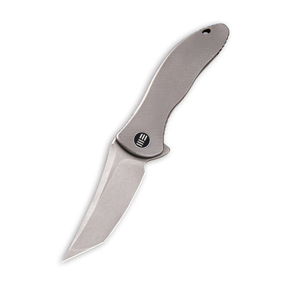 WE Knife Co., Ltd™ Synergy2 Frame Lock WE912C Gray 6AL4V Titanium Bohler M390 Stainless Steel Pocket Knife