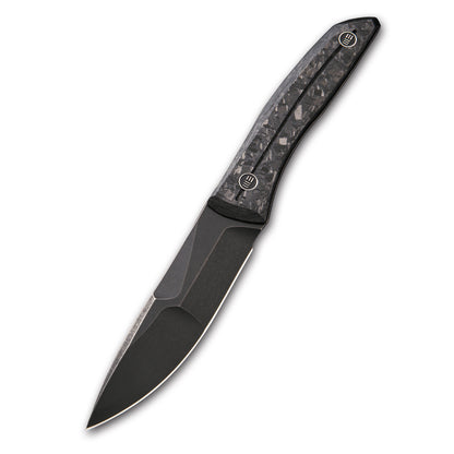 WE Knife Co., Ltd™ Reazio Fixed Blade WE921B Black Shredded Carbon Fiber CPM 20CV Stainless Steel Knife