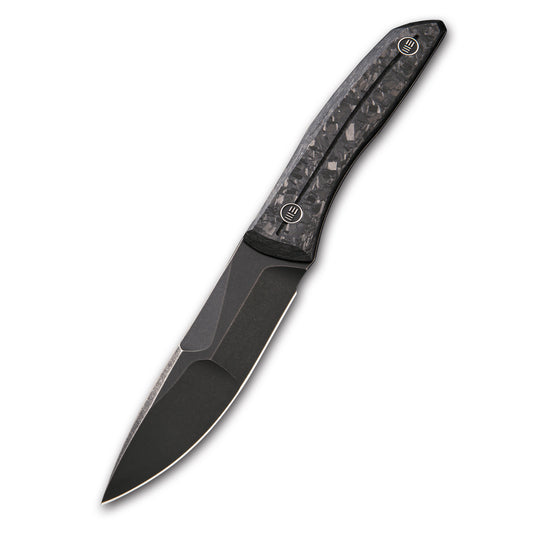 WE Knife Co., Ltd™ Reazio Fixed Blade WE921B Black Shredded Carbon Fiber CPM 20CV Stainless Steel Knife