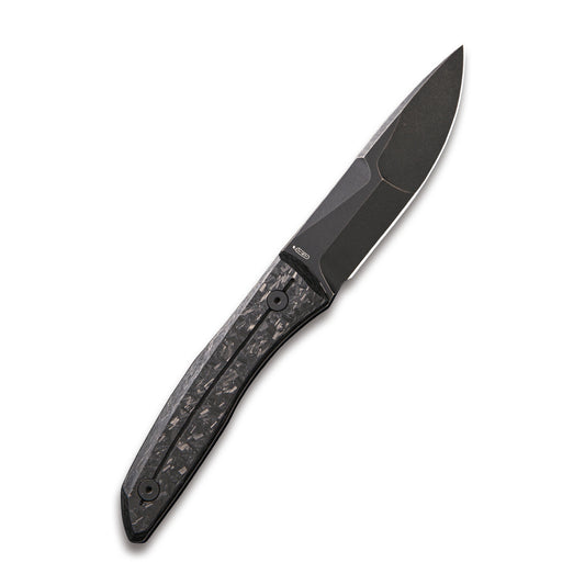 WE Knife Co., Ltd™ Reazio Fixed Blade WE921B Black Shredded Carbon Fiber CPM 20CV Stainless Steel Knife