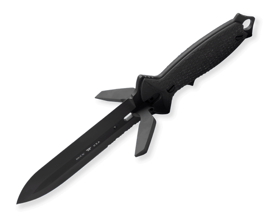 Buck BuckMaster Diver Pro Legacy Fixed Blade 0084BKXLE-B Black G10 & 420HC Stainless Steel