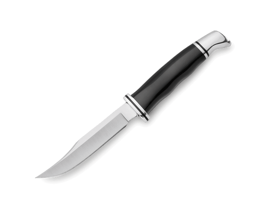 Buck Woodsman Fixed Blade 0102BKS-B Black Phenolic 420HC Steel