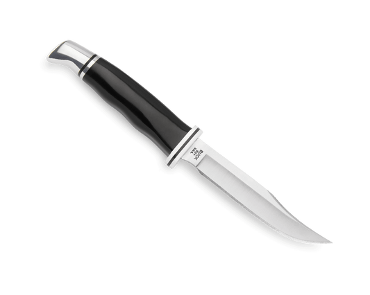 Buck Woodsman Fixed Blade 0102BKS-B Black Phenolic 420HC Steel