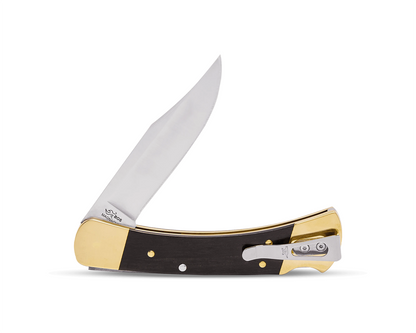 Buck 110 Slim Heritage Elite Folding Hunter 0110BRS19-B Brass Hardwood & Magnacut Stainless Steel Pocket Knife