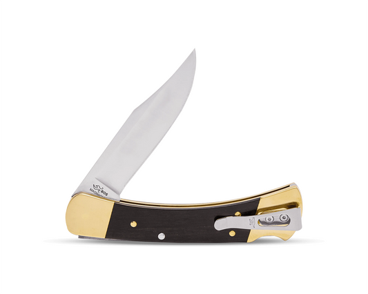 Buck 110 Slim Heritage Elite Folding Hunter 0110BRS19-B Brass Hardwood & Magnacut Stainless Steel Pocket Knife