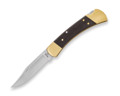Buck 110 Slim Heritage Elite Folding Hunter 0110BRS19-B Brass Hardwood & Magnacut Stainless Steel Pocket Knife