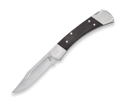 Buck 110 Slim Heritage Elite Folding Hunter 0110BRS19-B Silver Hardwood & Magnacut Stainless Steel Pocket Knife