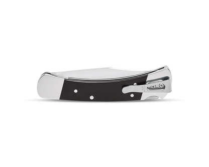 Buck 110 Slim Heritage Elite Folding Hunter 0110BRS19-B Silver Hardwood & Magnacut Stainless Steel Pocket Knife