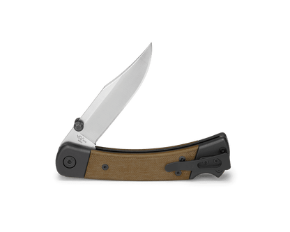 Buck 110 Folding Hunter Sport Pro 0110GRS5-B OD Green Canvas Micarta & S30V Stainless Steel Pocket Knife